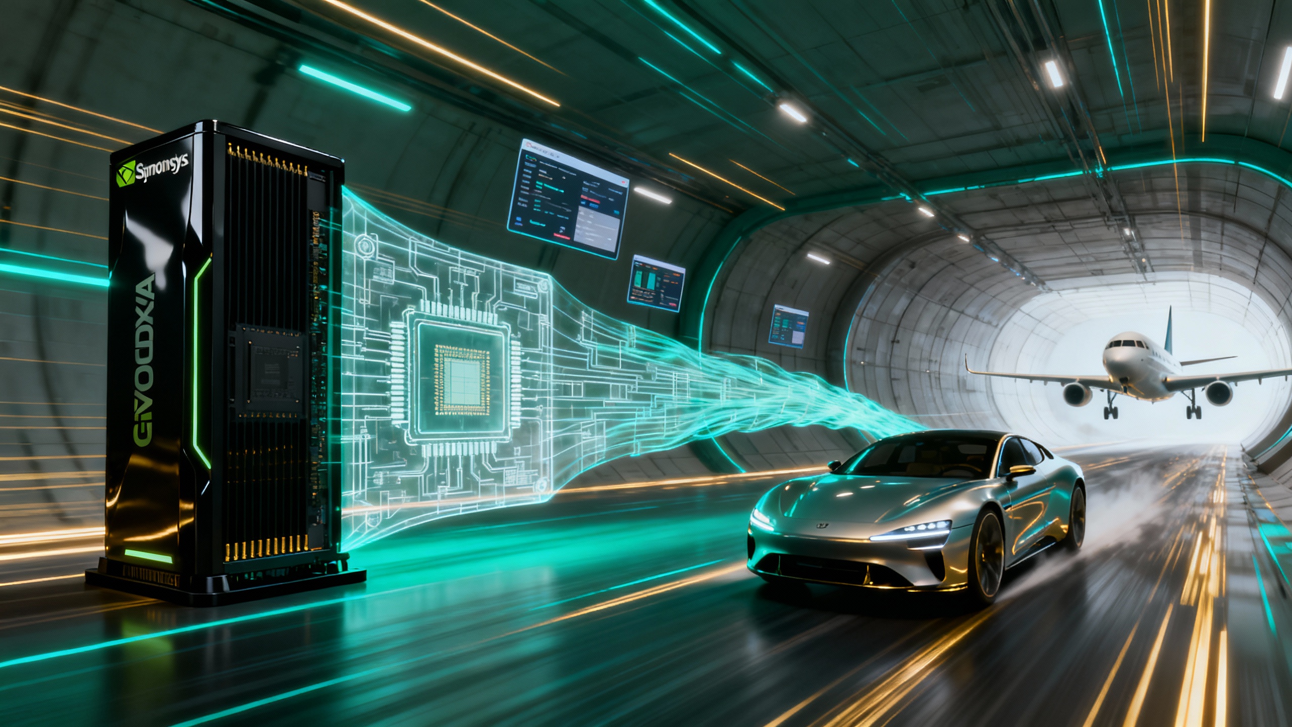 Nvidia GPU hardware blending into Synopsys design software and real‑world products