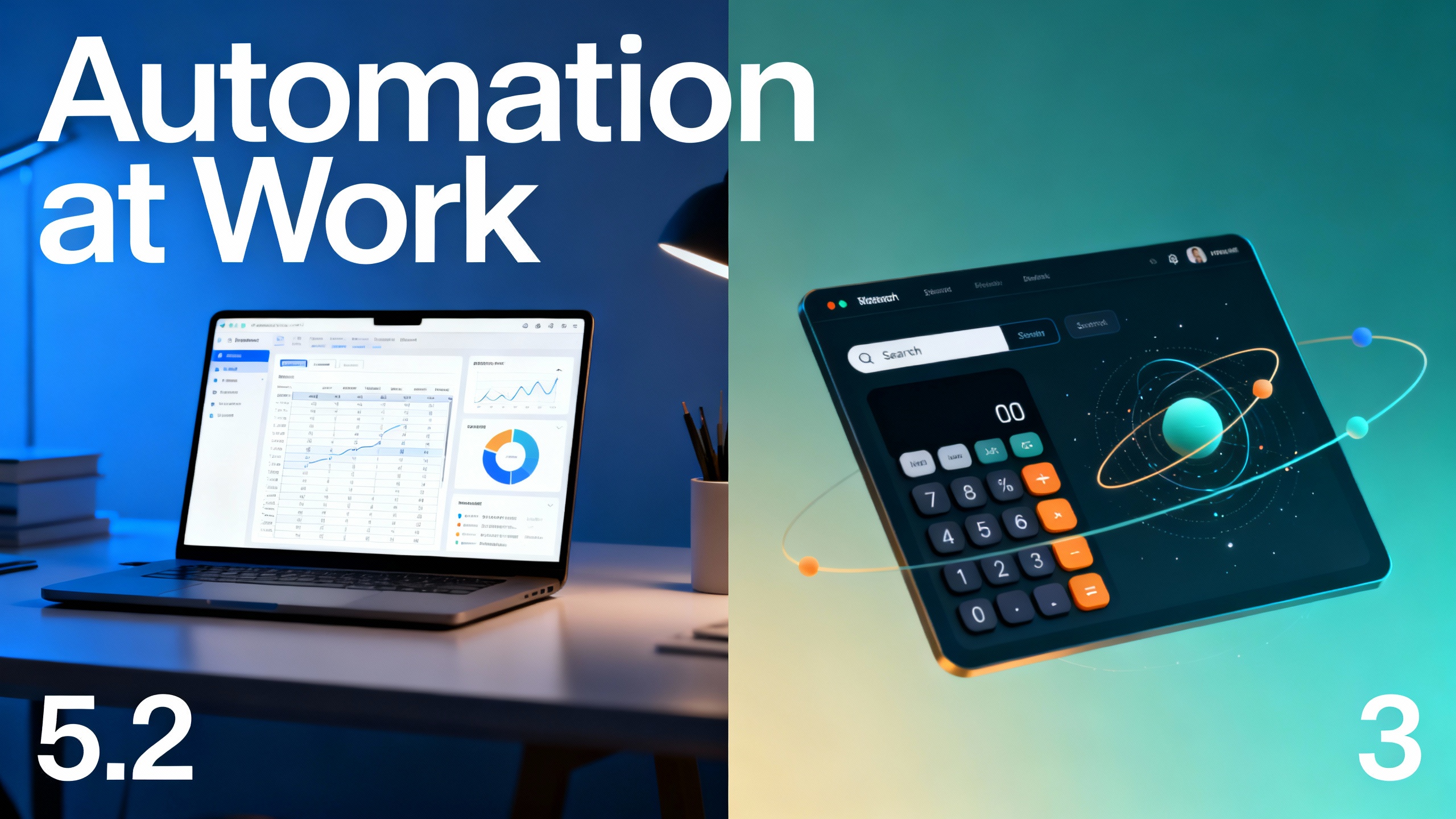 Editorial hero visual contrasting OpenAI GPT‑5.2 and Google Gemini 3 as two powerful AI systems aimed at work automation.