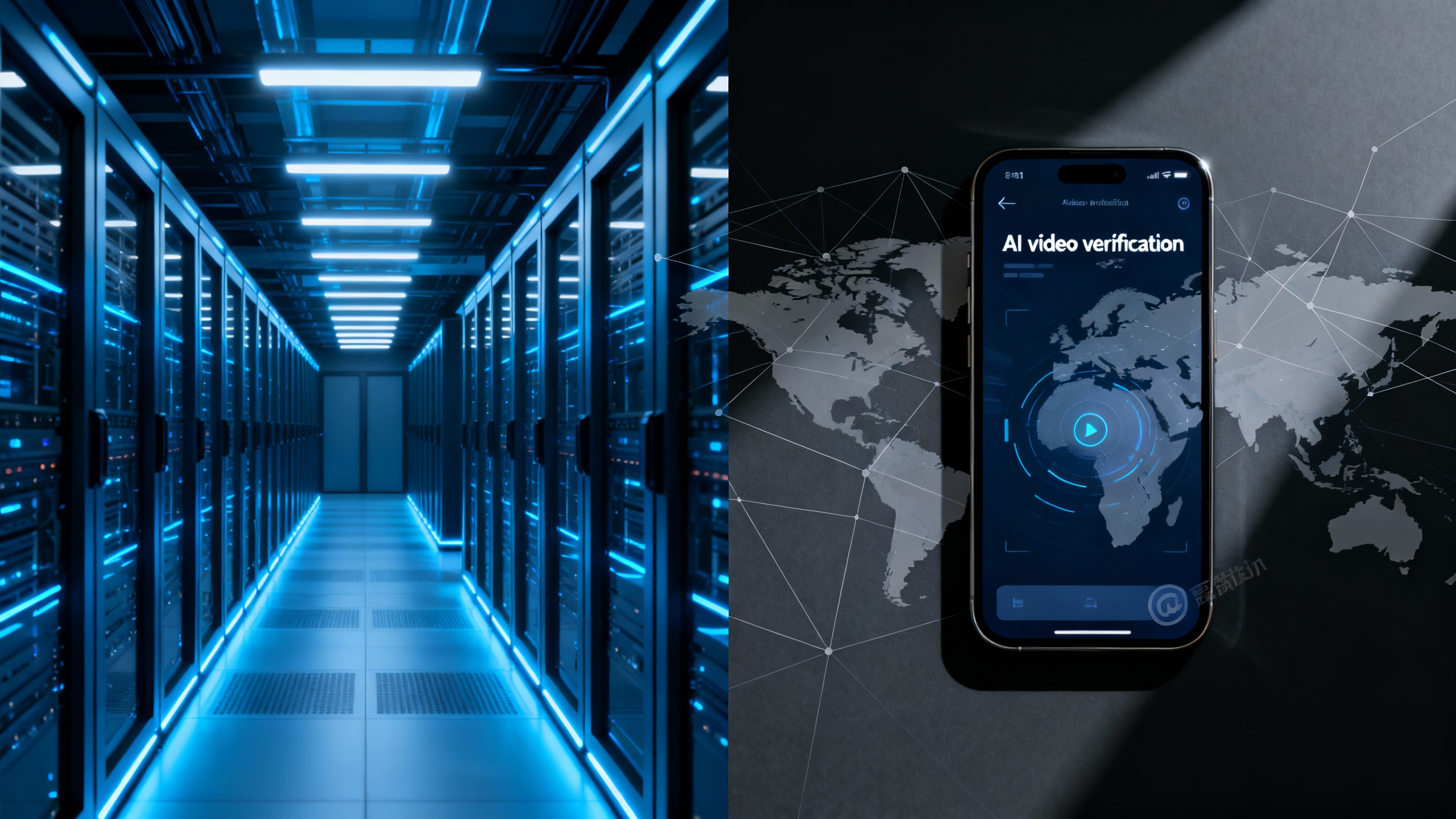AI agents, data centers, and provenance verification as a collage